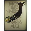 1974 Audi Fox Car Ad - Takes turns nimbly