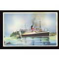 LS1289 - Cunard Liner - Antonia - artist postcard