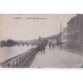 Namur Boulevard ad Aquam Belgium Postcard poste...