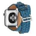 Top-grain Leather Embossed Crown Watchband, For...