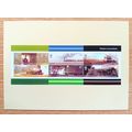 POSTCARD: CLASSIC LOCOMOTIVES - MINIATURE SHEET...