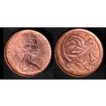 Australia Two Cent 1967 Used. Coin Frilled neck...
