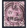 sg03 1d lilac I.R. OFFICIAL PERTH CDS fine used...