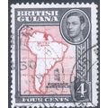 British Guiana stamps 1938 - SG310b - GV1 Map o...