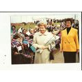 Royalty QUEEN ELIZABETH II Wakefield Visit Post...