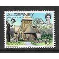 ALDERNEY 1983 SG A4 10p ST ANNES CHURCH U/M MINT
