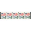 2280a 25c U.S. Flag Fine MNH PNC 13/5 V0659
