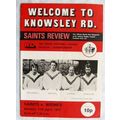 1977 programme St. Helens v. Widnes