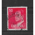 Spain.SG2409 50p King Juan Carlos I (Red).Fine ...