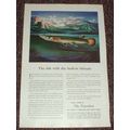 1946 Travelers Insurance Ad - Fish built-in Bifocals!!