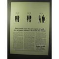 1964 Members New York Stock Exchange Ad - Pairing