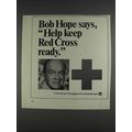 1980 Red Cross Ad - Bob Hope