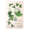 CHRISTMAS GREETINGS used antique postcard pub. ...