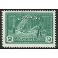 Canada 1946 Peace Reconversion 50c Green SG405 MM