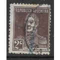 ARGENTINA REP 1923 2c BROWN SAN MARTIN SG 515 F...