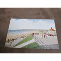 1940s Postcard - The Beach, Aberdeen - Artist B...