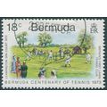 Bermuda 1973 18c Lawn Tennis Centenary SG301 used