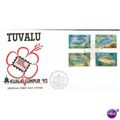 Tuvalu FDC 1992 - SG 656-659 - Kuala Lumpur '92