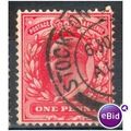 GB stamps 1902-10 KEV11 - 1d SG219 Stockton On ...