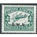 South West Africa 1930 SG70 4d Green Mounted Mi...
