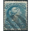 Canada 1868 SG60 12 1/2c Bright Blue Good+ Used...