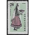 Mi 1203: 28 st. multicoloured Provincial Costum...