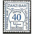Zanzibar 1936 D29 40c Ultramarine Postage Due M...