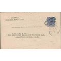 Canada #P26c Postal Card Reply USED 1927