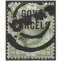 1890 O68 1/- Dull Green Government Parcels Offi...