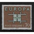 ITALY 1963 EUROPA 70L COOPERATION 1102 FINE USED