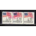 Used 2115a 22c U.S. Flag Fine PNC 5/3 PA2526