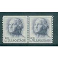 1229 5c George Washington Almost Very Fine MNH ...