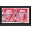 Used 1055 2c Thomas Jefferson Fine Pair KA5925