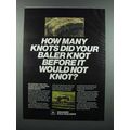1983 John Deere Square Baler Ad - How Many Knots