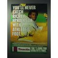 1986 Tinactin for Athlete's Foot Ad - Rickey He...