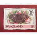 Swaziland QEII 1987 Butterflies 15c Guineafowl ...