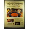 1950 Heinz Tomato Soup Ad - they're made with r...