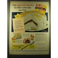 1950 Duff's White Cake Mix Ad - Only Duff's Whi...