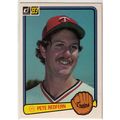 1983 Donruss baseball card 256 Pete Redfern