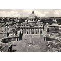 Roma Piazza S Pietro Italy Postcard 1957 used VGC