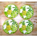Outdoor Collection Melamine Dinner Plates Pinea...