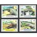 Panama WWF American Crocodile 4v 1997 MNH SG#15...