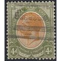 South Africa 1913 SG10 4d Orange-Yellow & Olive...