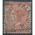 Jamaica 1886 SG22 4d Brown-Orange Fine Used....