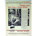 ROME WIRE COMPANY 1928 NY mining cords cables v...