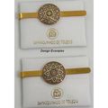 Damascene Gold Mens Tie Bar Star by Midas of To...