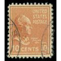 Used 815 10c John Tyler Fine M07932