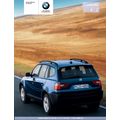 BMW X3 2.5i 3.0i OWNERS MANUAL 2004 MOTOR CAR 1...