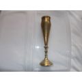 BRASS /VASE AS SHOWN ORIENTIAL SLIM STYLE (16/05)