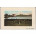 Canoe Lake, Southsea, Hampshire, c.1905 - Postcard